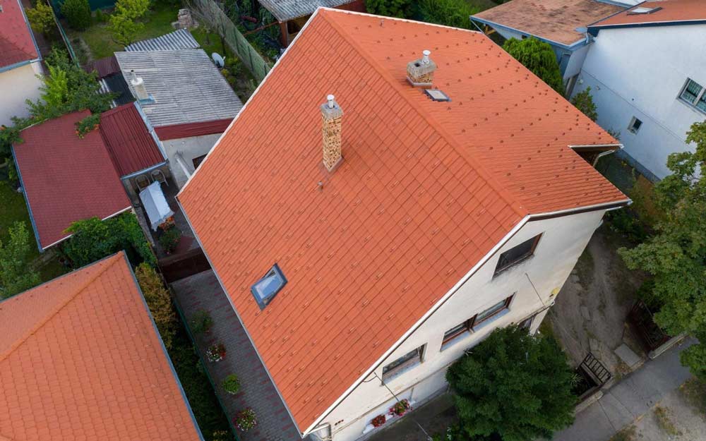 Tondach Twiston 9 tetőcserép, terrakotta
