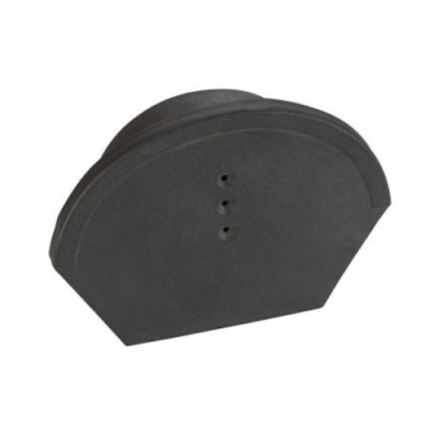 Tondach Hódfarkú félkörívesvágású (18x38) univerzális lekerekített sajtolt gerinc kezdő- és lezáró elem 17 cm